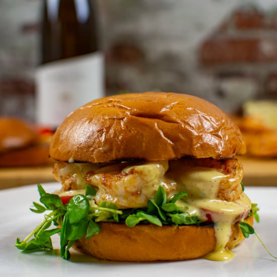 Grilled Prawn Sandwich