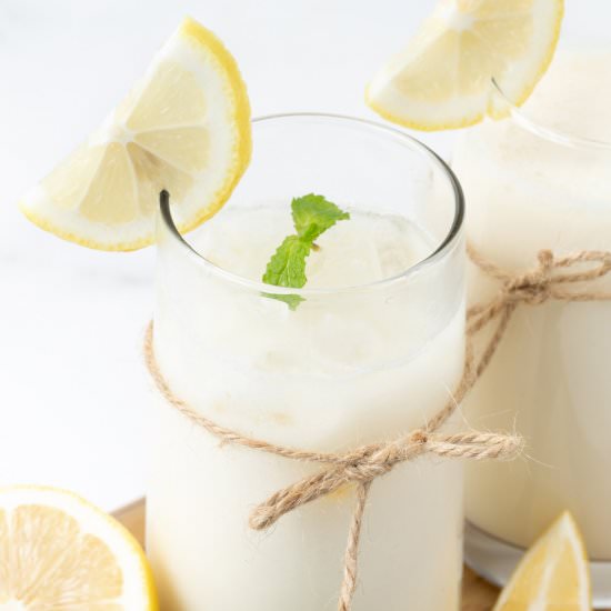 Milk and Lemon Juice