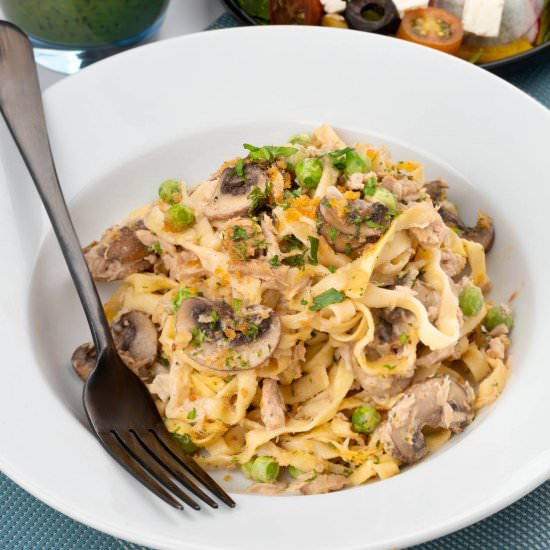 A Healthy Tuna Noodle Casserole