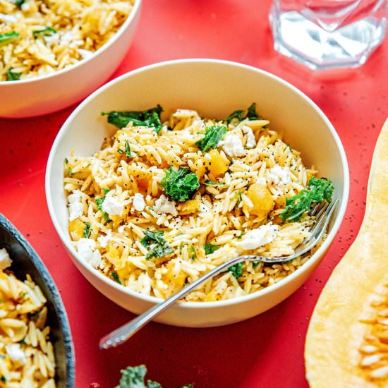 Butternut Squash Orzo Salad