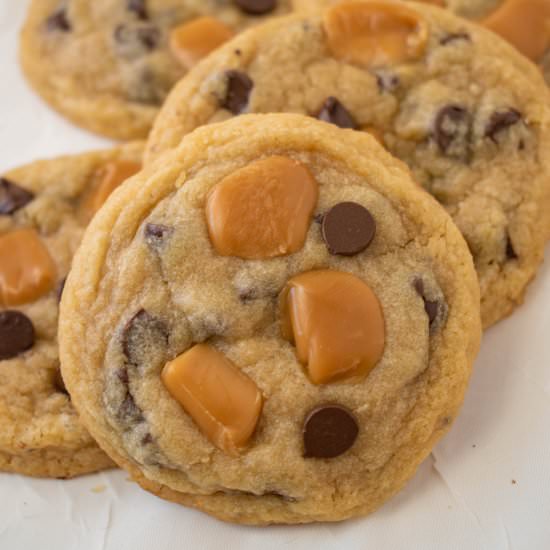 Caramel Chocolate Chip Cookies