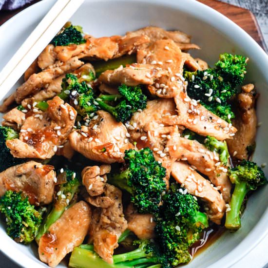 Chinese Chicken and Broccoli