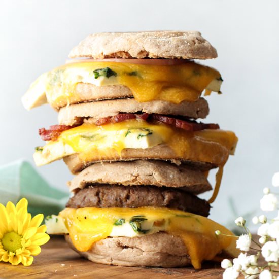 Freezer Breakfast Sandwiches