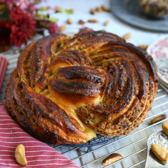 Twisted Brazil Nut Bread