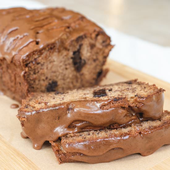 Biscoff Choc Chip Banana Bread (GF)