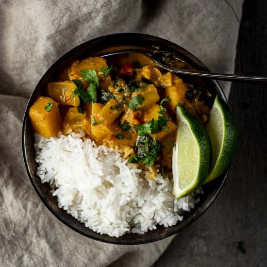 Easy Butternut Squash Curry