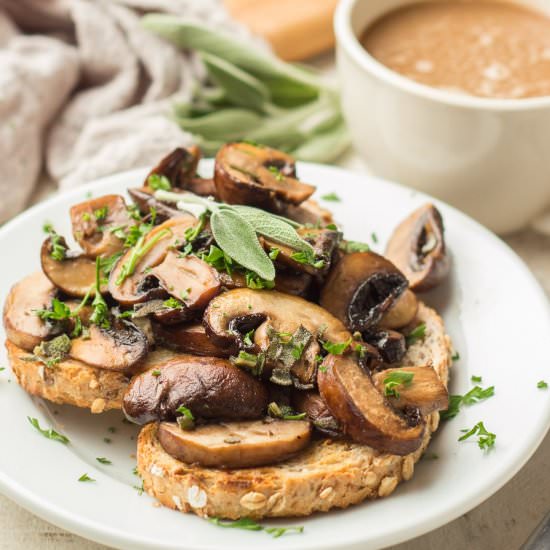 Mushrooms on Toast