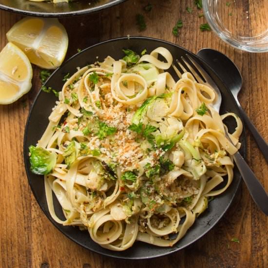 Brussels Sprout Pasta