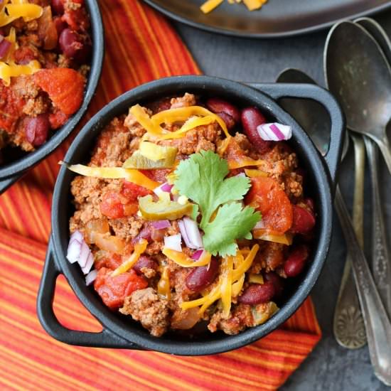 Fast and Easy Beef Chili