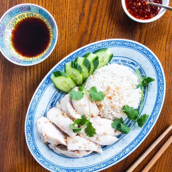 Sous Vide Hainanese Chicken Rice