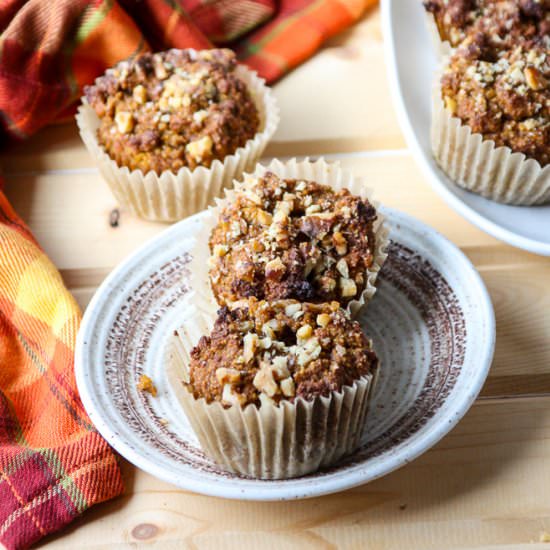 Pumpkin Pecan Muffins