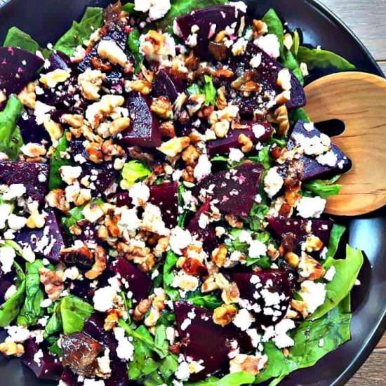 Roasted Beet Feta Salad