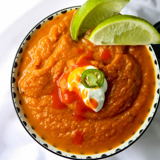 Southwestern Pumpkin Soup