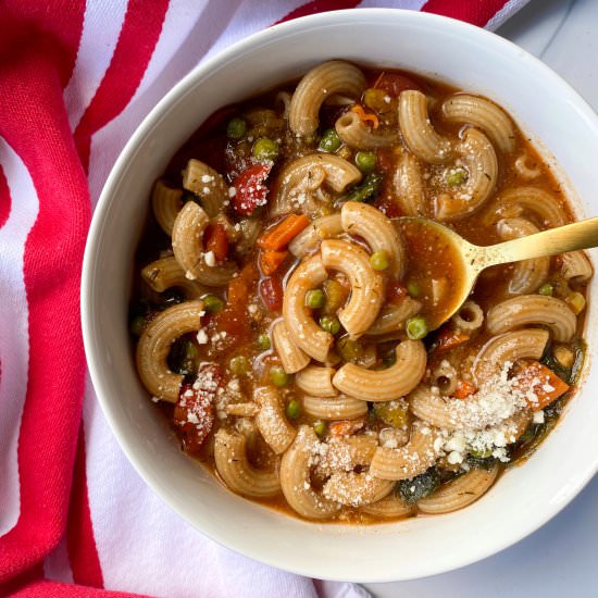 Easy Vegetable Pasta Soup