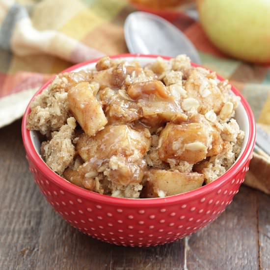 Caramel Apple Crisp