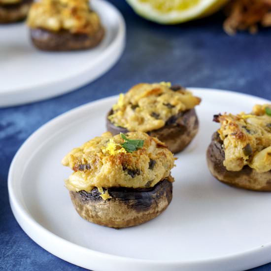 Goat Cheese Stuffed Mushrooms