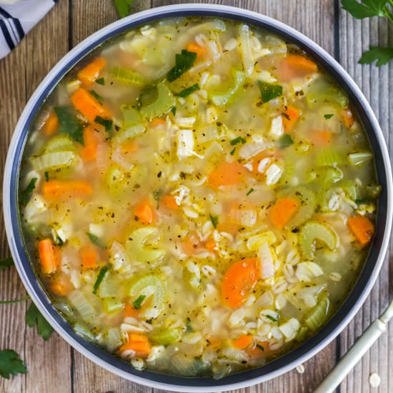 Turkey Barley Soup