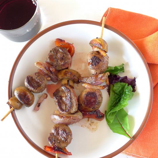 Grilled Lamb Kidneys