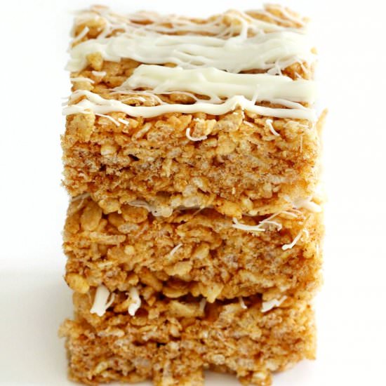 Pumpkin Spice Rice Krispie Treats