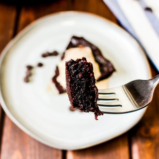Dark Chocolate Plantain Cake