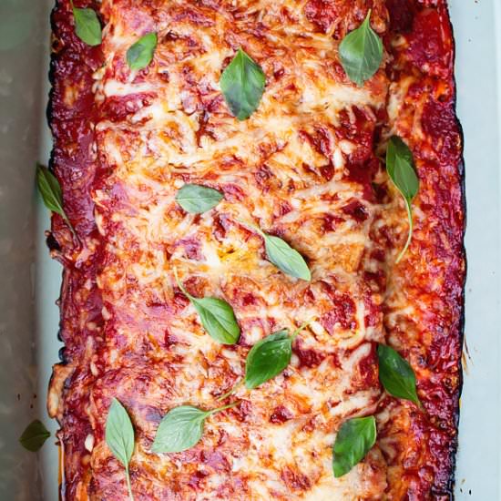Baked Cannelloni with Spinach