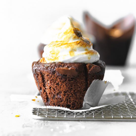 Double Chocolate Marshmallow Muffin