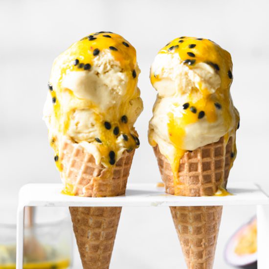 Tropical Passionfruit Ice cream