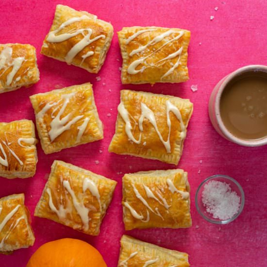 Pumpkin Pop Tarts with Maple Icing