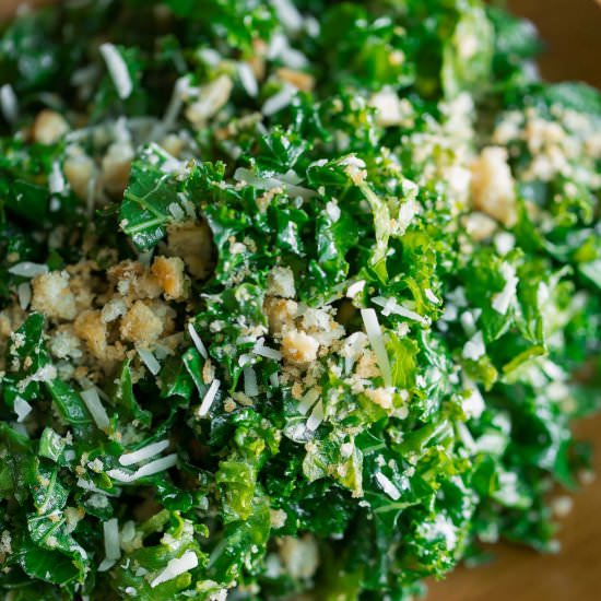 Lemon Parmesan Kale Salad