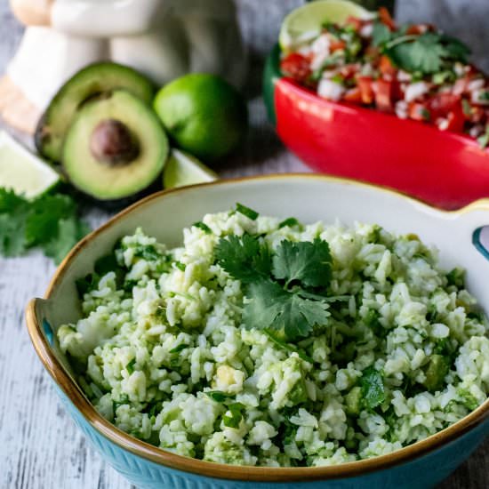 Quick Easy Avocado Rice