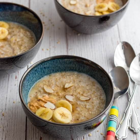 Creamy Instant pot steel cut oats