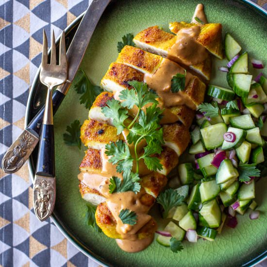 Chicken Breast, Satay Style