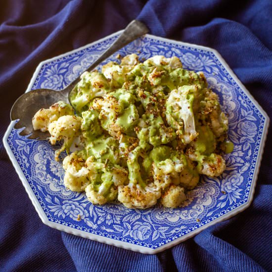 Cauliflower with Dukkah & Tahini