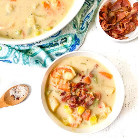 Keto Seafood Chowder