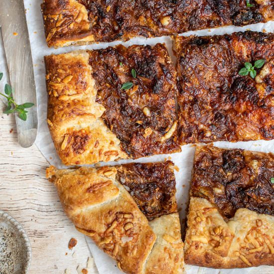 French onion galette
