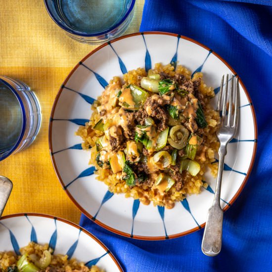 Beef and Bok Choy