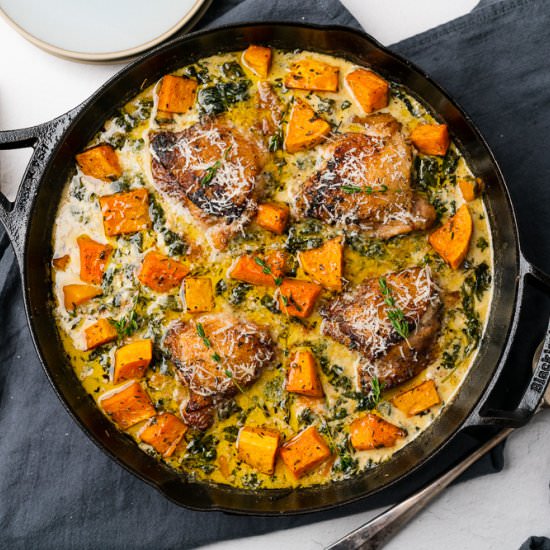 Creamy Chicken & Butternut Squash