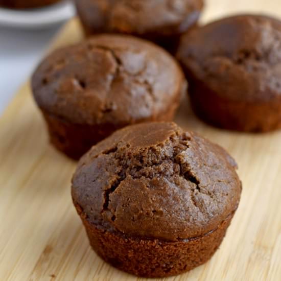 GF Double Chocolate Muffins