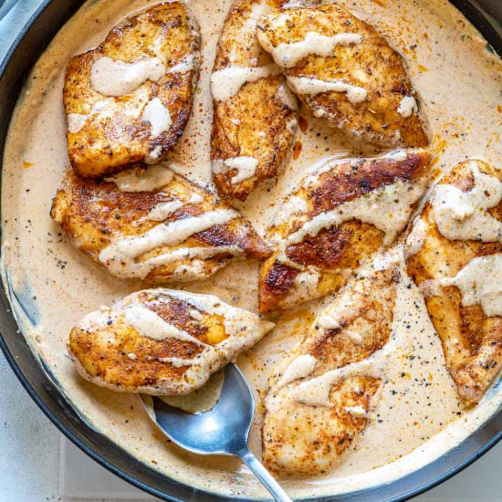 CREAMY CAJUN CHICKEN