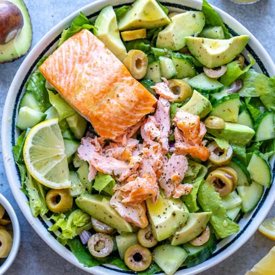 SALMON AVOCADO SALAD