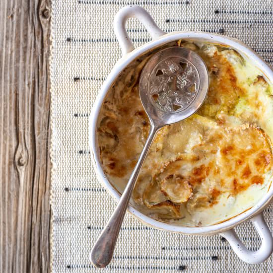 Cream Baked Fennel