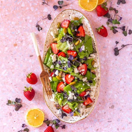 Pistachio Oil & Meyer Lemon Greens