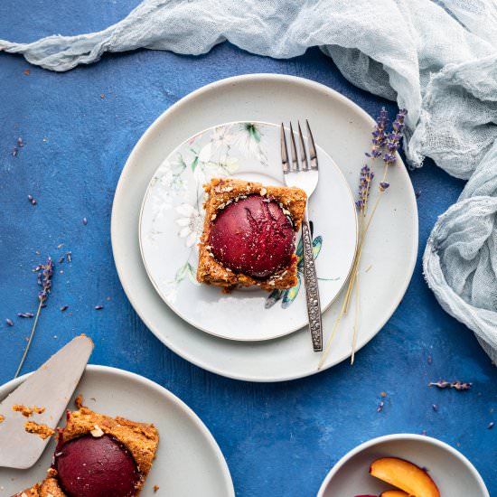 Vegan Plum Hazelnut Cake