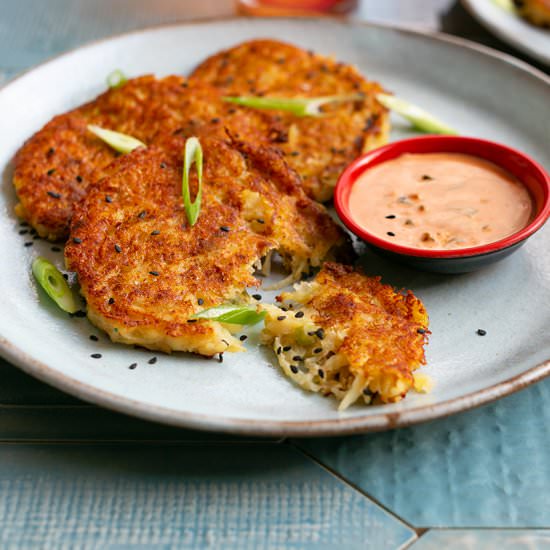 Miso Potato Latkes