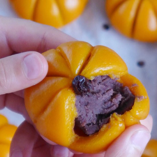 sticky rice pumpkin cake