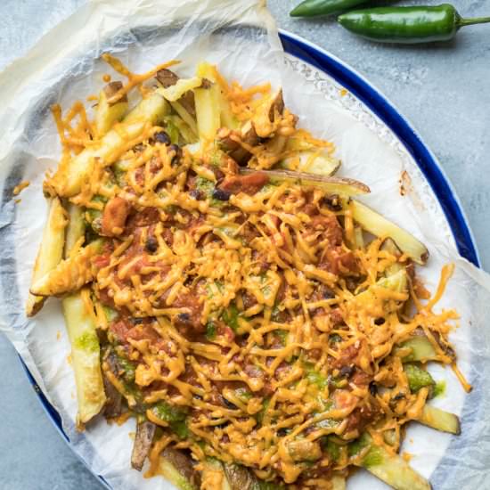 Vegan Chili Cheese Fries