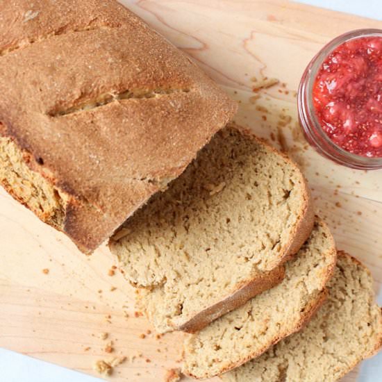 Whole-Grain Oat Milk bread