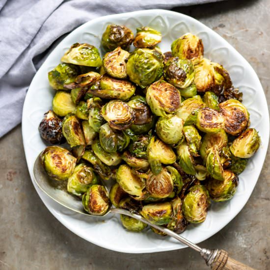 Balsamic Roasted Brussels Sprouts