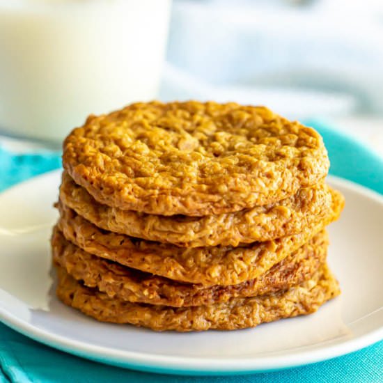 Peanut butter oatmeal cookies
