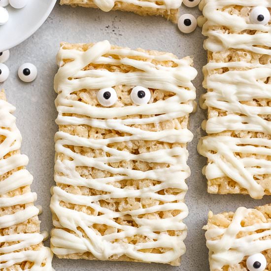 Mummy Rice Krispie Treats